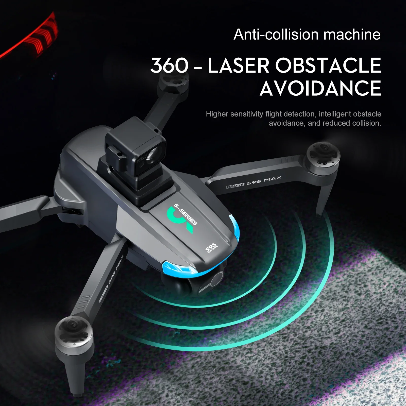 NEW S9S MAX MINI Drone 4K 2-Ax - Drone Gimbal Brushless recensie en prijs