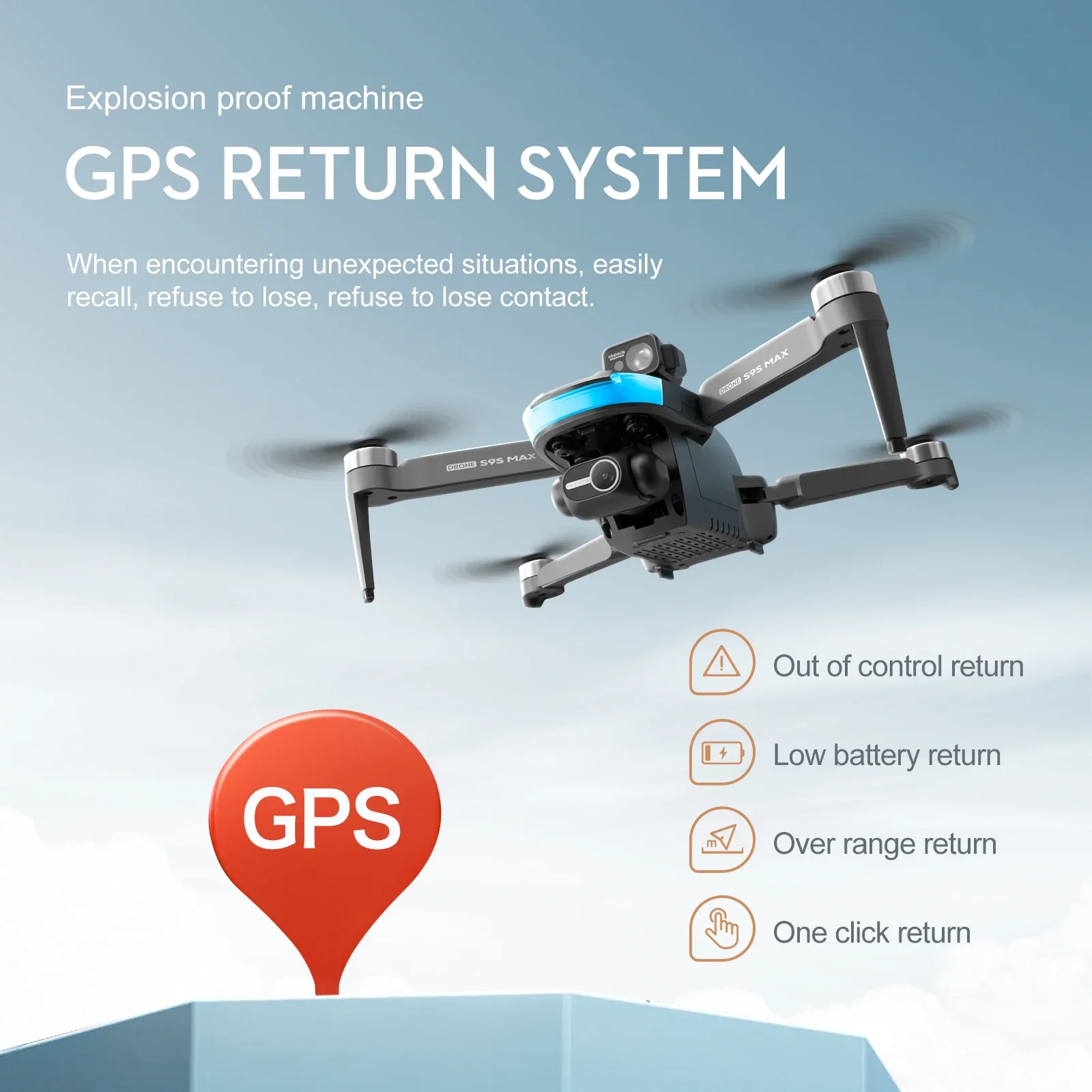 NEW S9S MAX MINI Drone 4K 2-Ax - Drone Gimbal Brushless recensie en prijs