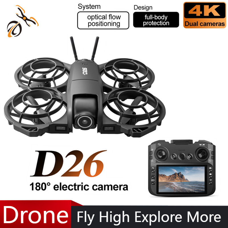D26 Drone 4K Aerial HD 180° Ca - Drone Gimbal 2 Axis recensie en prijs
