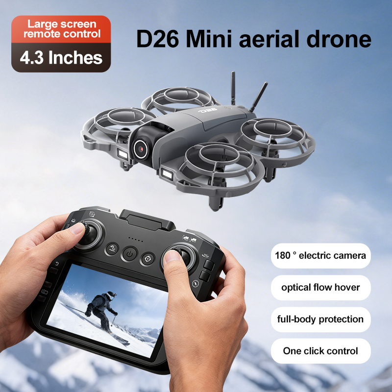 D26 Drone 4K Aerial HD 180° Ca - Drone Gimbal 2 Axis recensie en prijs