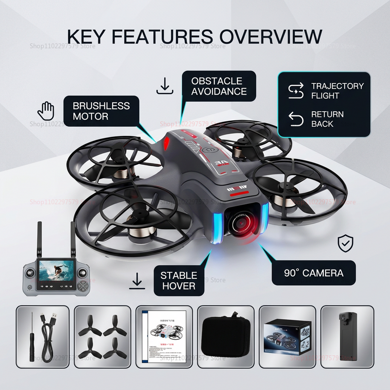 2026 New AE21 Drone 8K HD Prof - Drone Gimbal Brushless recensie en prijs