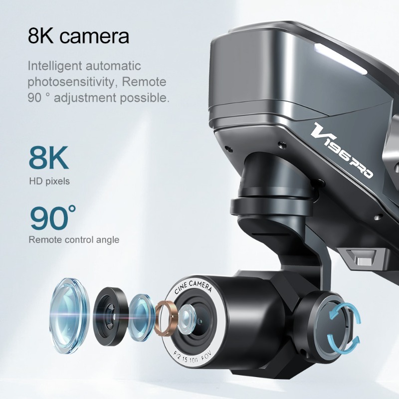 2025 V196 Automatic Obstacle A - Drone Gimbal Brushless recensie en prijs